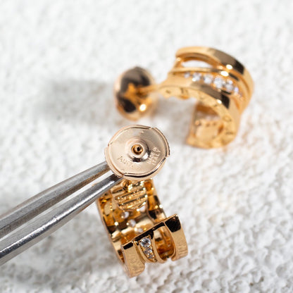 [Kincade Jewelery]ZERO 1 PINK GOLD DIAMONDS EARRINGS