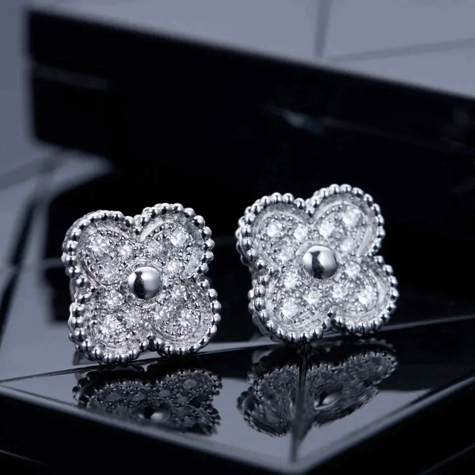 [Kincade Jewelery]Kincade 1 MOTIFS DIAMOND STUD EARRINGS SILVER