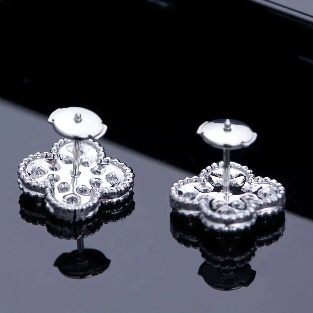 [Kincade Jewelery]Kincade 1 MOTIFS DIAMOND STUD EARRINGS SILVER