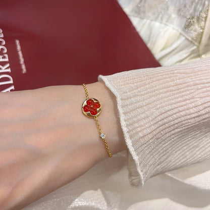 [Kincade Jewelery]SUN PEDANT CARNELIAN BRACELET