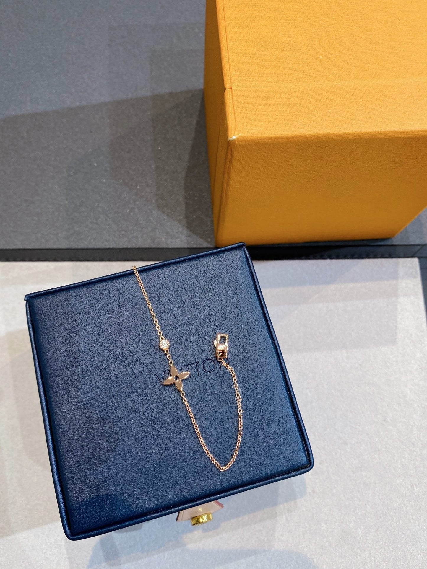 [Kincade Jewelery]STAR DIAMOND PINK GOLD BRACELET