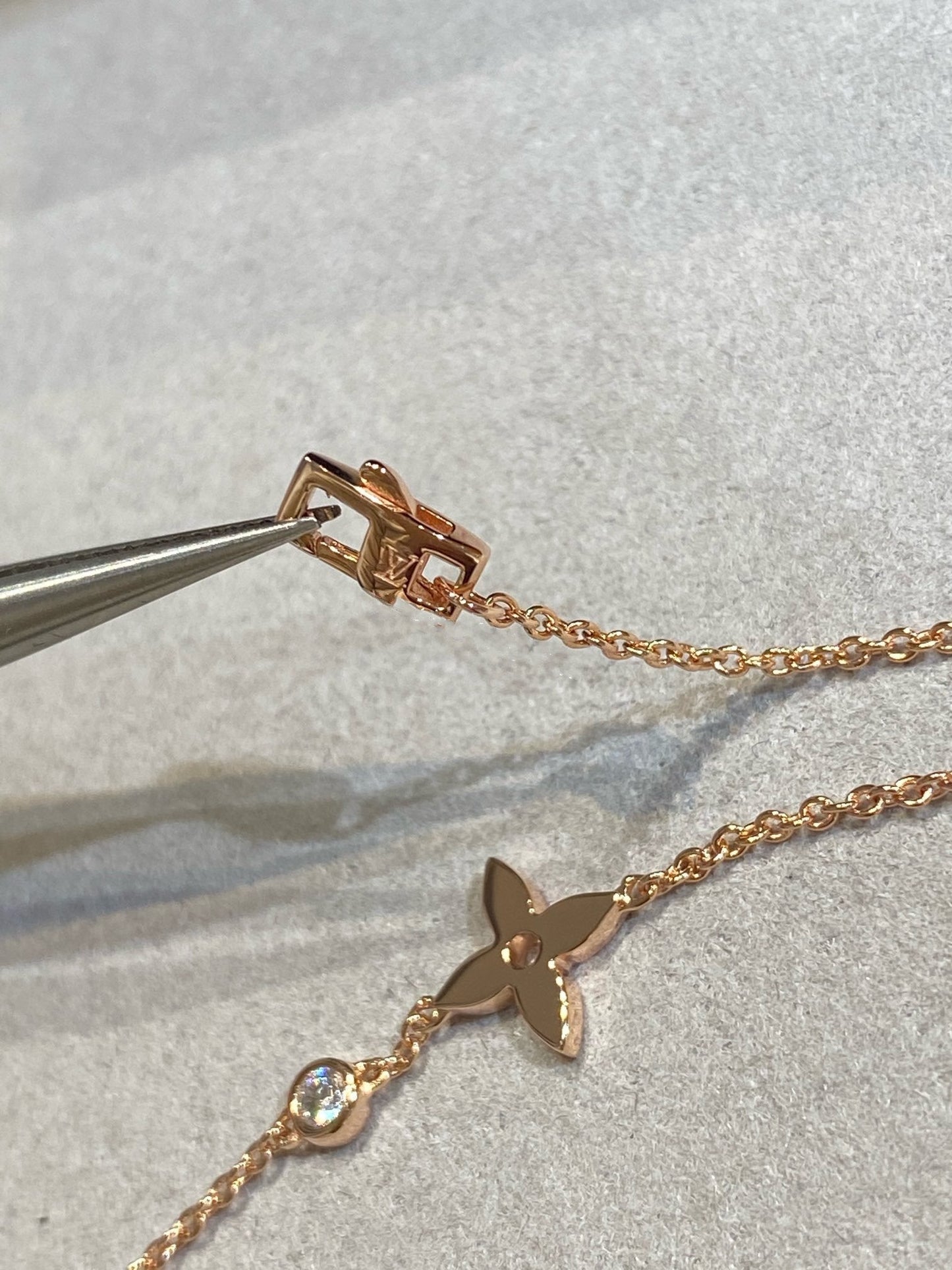 [Kincade Jewelery]STAR DIAMOND PINK GOLD BRACELET