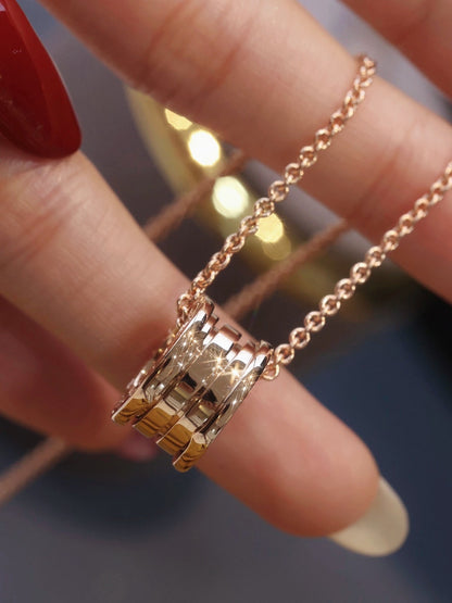 [Kincade Jewelery]ZERO 1 PINK GOLD NECKLACE