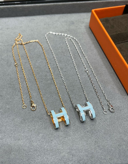 [Kincade Jewelery]POP H SKY BLUE NECKLACE