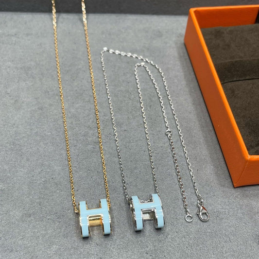 [Kincade Jewelery]POP H SKY BLUE NECKLACE