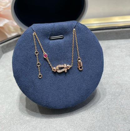 [Kincade Jewelery]FORCE 10 DIAMOND CHAIN LINK PINK GOLD BRACELET