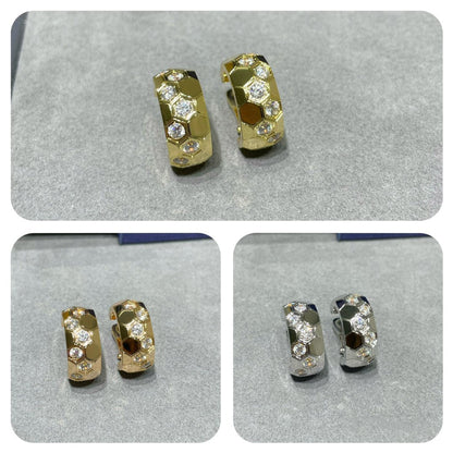 [Kincade Jewelery]BEE LOVE DIAMOND HOOP EARRINGS