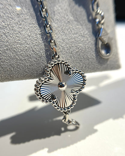 [Kincade Jewelery]Kincade 5 MOTIF SILVER DIAMOND BRACELET