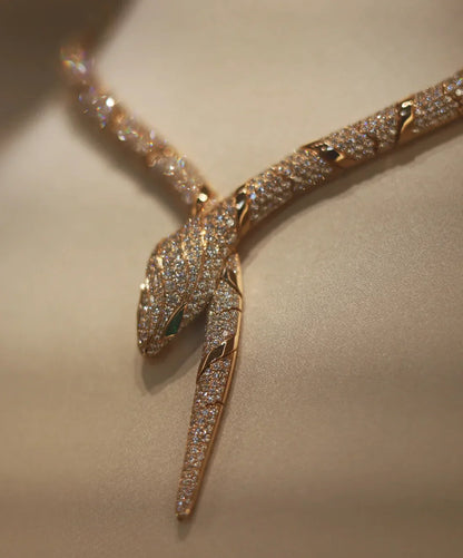 [Kincade Jewelery]HAUTE COUTURE GOLD SERPENTI NECKLACE