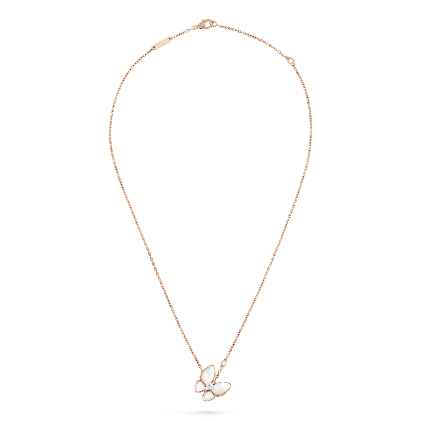 [Kincade Jewelery]BUTTERFLY MOP DIAMOND NECKLACE
