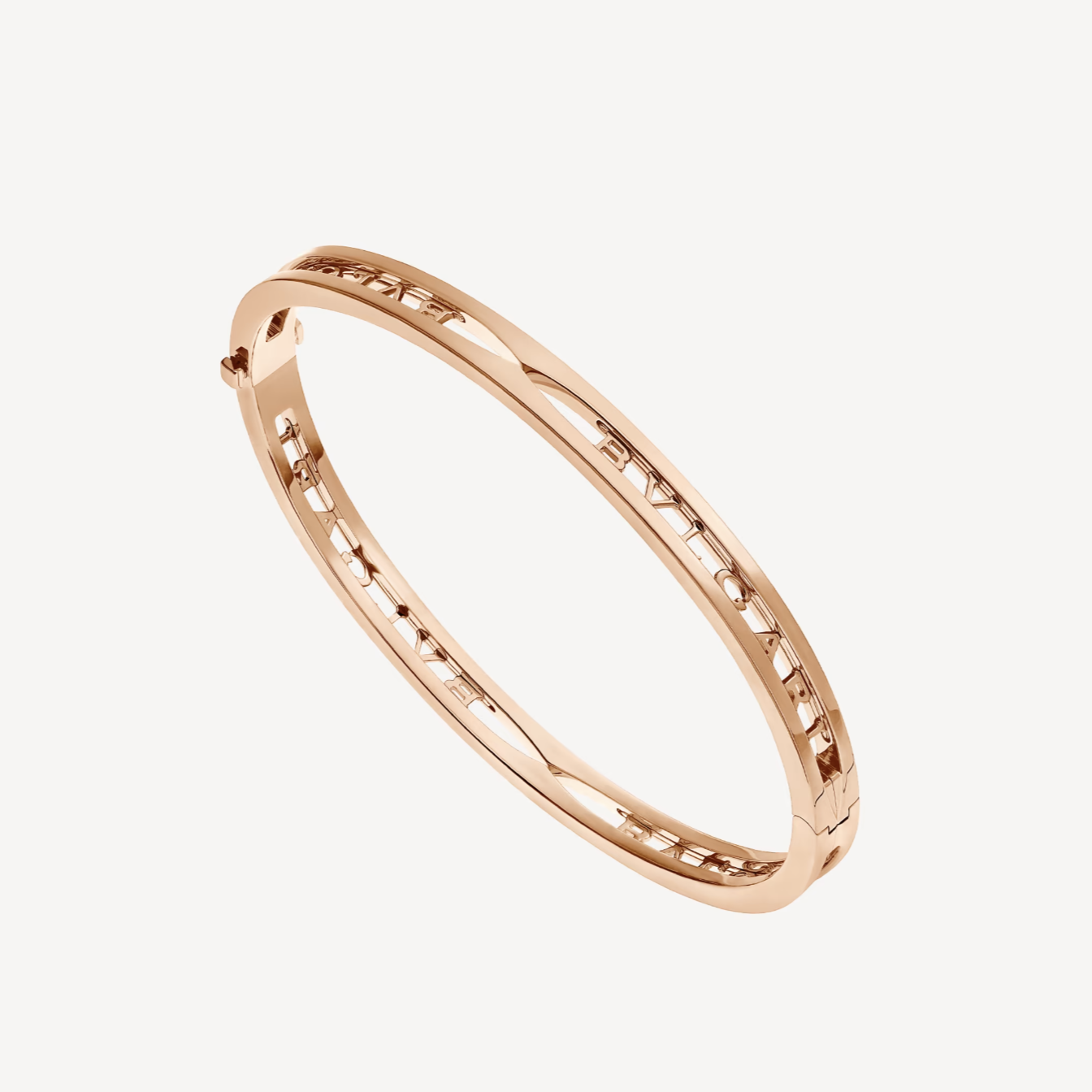 [Kincade Jewelery]ZERO 1 SPIRAL LOGO PINK GOLD BRACELET