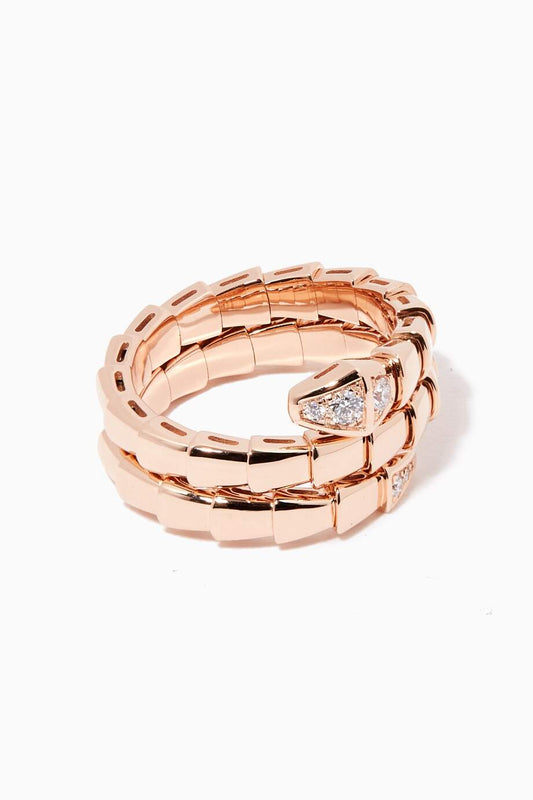 [Kincade Jewelery]SERPENTS DOUBLE ROW DIAMOND RING