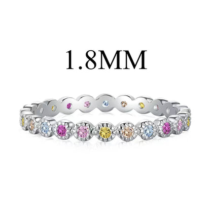 [Kincade Jewelrys]Unique Scintillating Round Cut Daily Ring