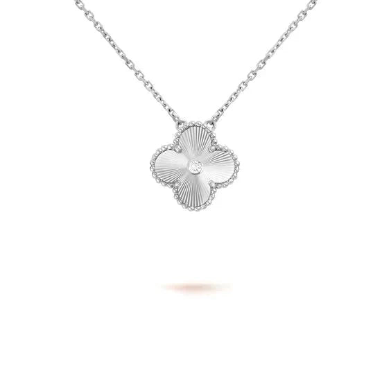 [Kincade Jewelery]Kincade  15MM DIAMOND LASER NECKLACE SILVER