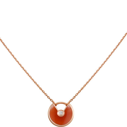 [Kincade Jewelery]AMULETTE GOLD CARNELIAN ONYX NECKLACE