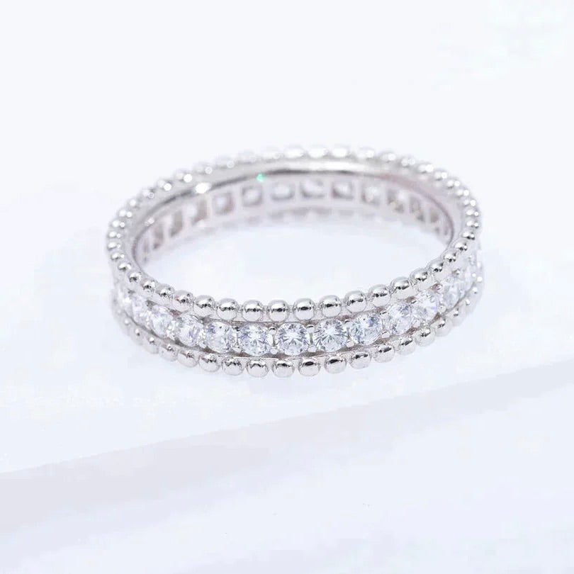[Kincade Jewelery]PERLEE DIAMOND SILVER RING