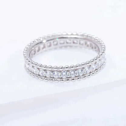 [Kincade Jewelery]PERLEE DIAMOND SILVER RING