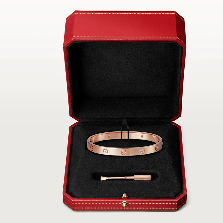 [Kincade Jewelery]LOVE BRACELET 6.1MM 4 DIAMONDS