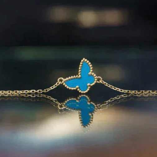[Kincade Jewelery]BUTTERFLY TURQUOISE BUTTERFLY BRACELET