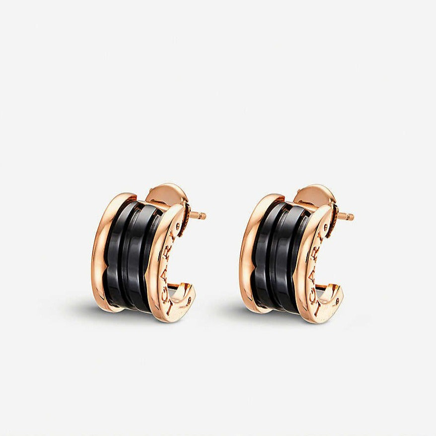 [Kincade Jewelery]ZERO 1 PINK GOLD CERAMIC EARRINGS