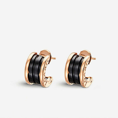[Kincade Jewelery]ZERO 1 PINK GOLD CERAMIC EARRINGS