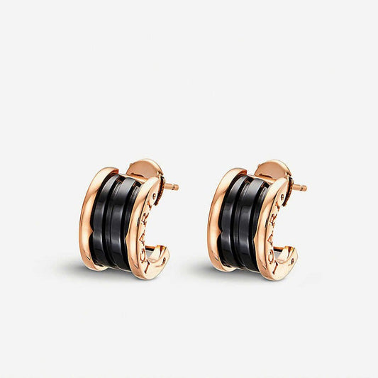 [Kincade Jewelery]ZERO 1 PINK GOLD CERAMIC EARRINGS
