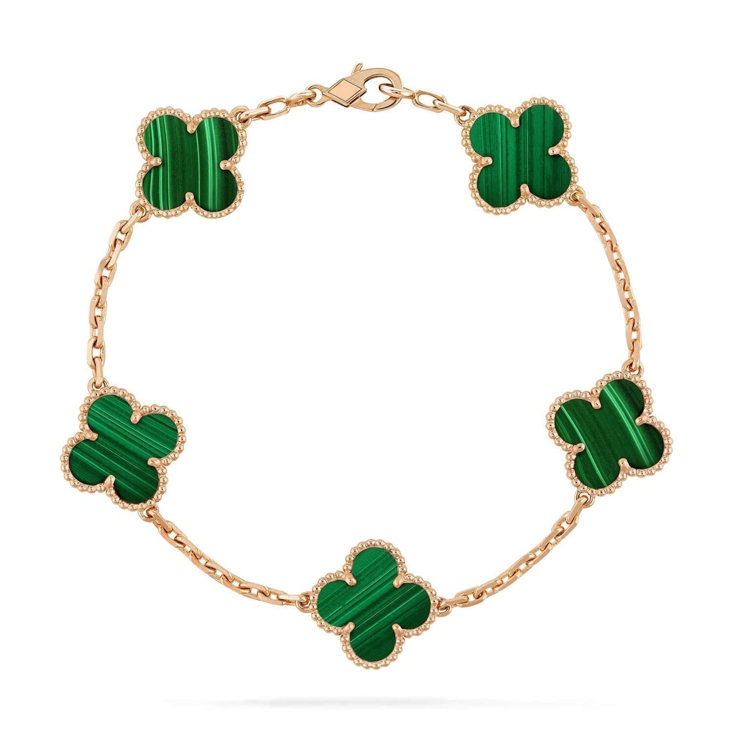 [Kincade Jewelery]Kincade 5 MOTIFS MALACHITE BRACELET