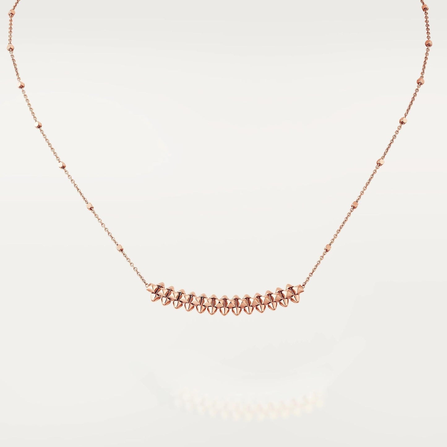 [Kincade Jewelery]CLASH PINK GOLD NECKLACE