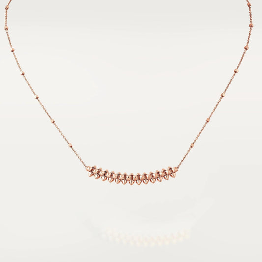 [Kincade Jewelery]CLASH PINK GOLD NECKLACE