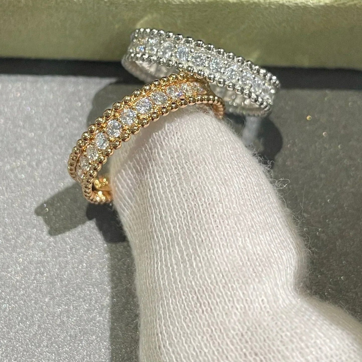 [Kincade Jewelery]PERLEE DIAMOND SILVER RING