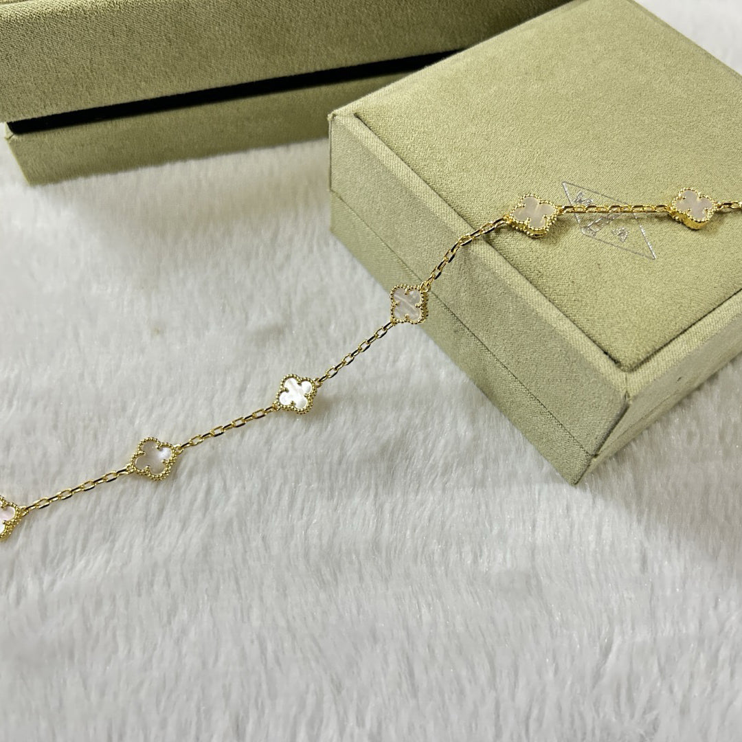 [Kincade Jewelery]Kincade 6 MOTIF WHITE MOP BRACELET