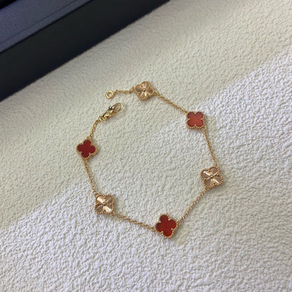 [Kincade Jewelery]Kincade 6 MOTIF RED AGATE LASER BRACELET