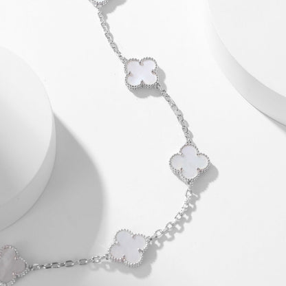 [Kincade Jewelery]KincadeS THE 10-MOTIFS WHITE MOTHER OF PEARL NECKLACE