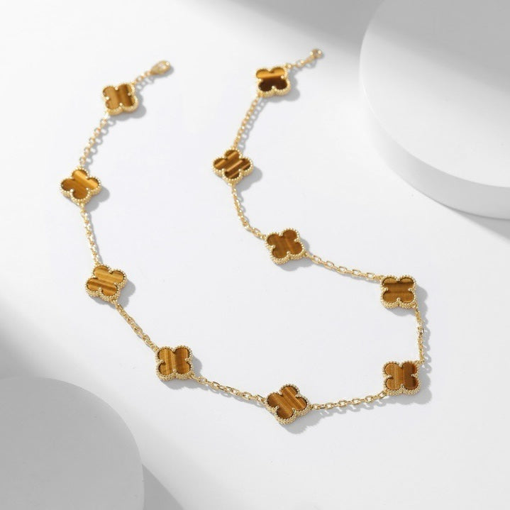 [Kincade Jewelery]KincadeS THE 10-MOTIFS TIGER EYE NECKLACE