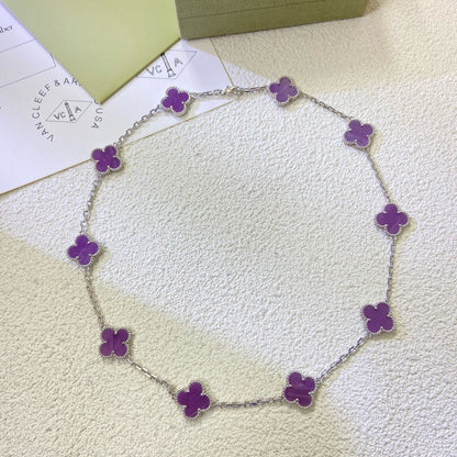 [Kincade Jewelery]Kincade 10 MOTIFS  PURPLE VIOLET  NECKLACE