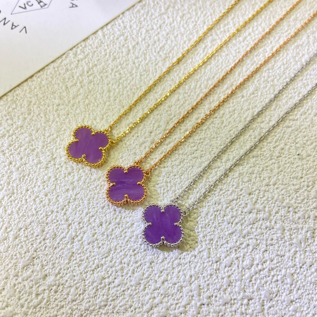 [Kincade Jewelery]Kincade 15MM  PURPLE VIOLET NECKLACE