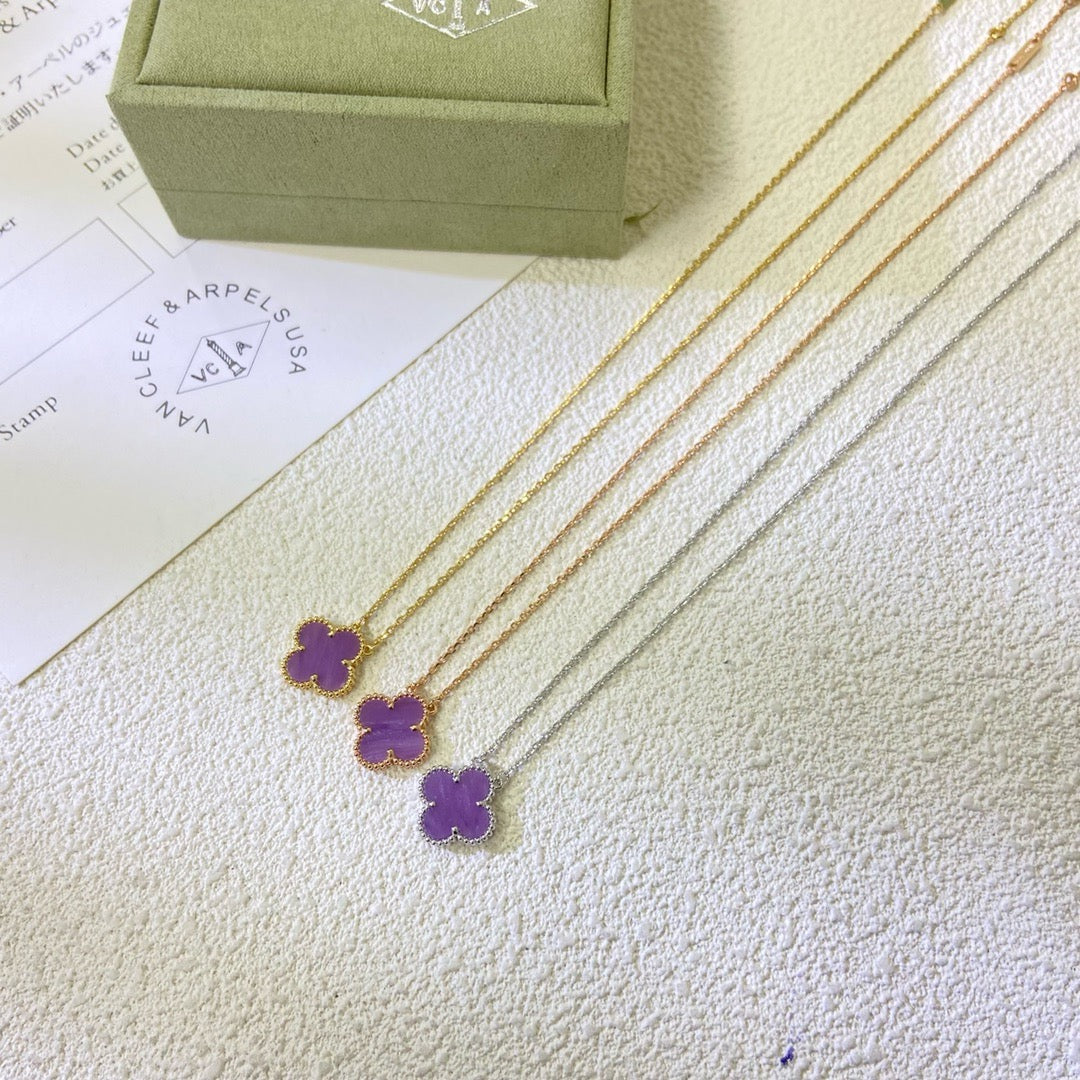 [Kincade Jewelery]Kincade 15MM  PURPLE VIOLET NECKLACE