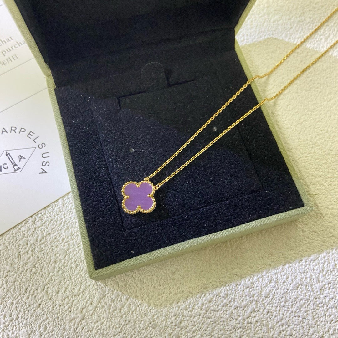 [Kincade Jewelery]Kincade 15MM  PURPLE VIOLET NECKLACE