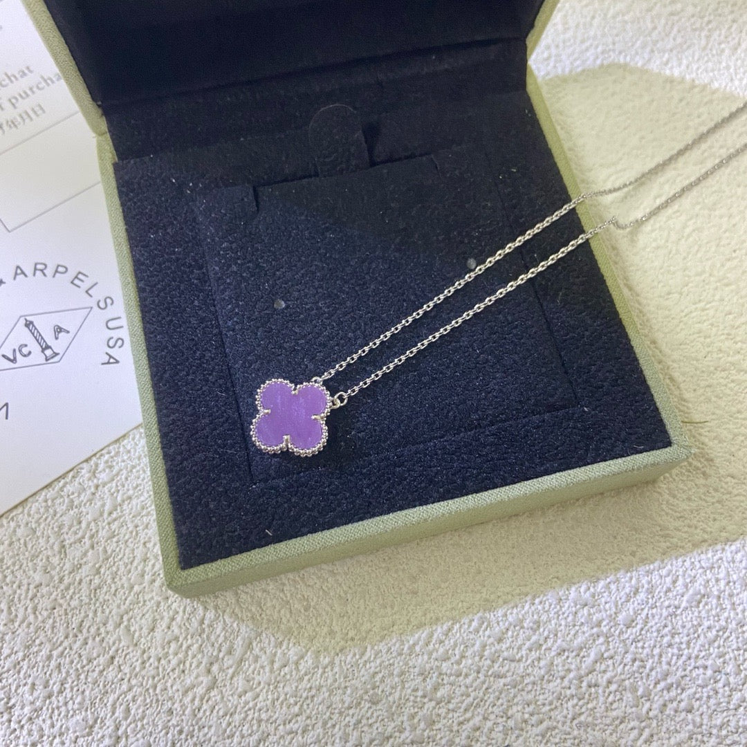 [Kincade Jewelery]Kincade 15MM  PURPLE VIOLET NECKLACE