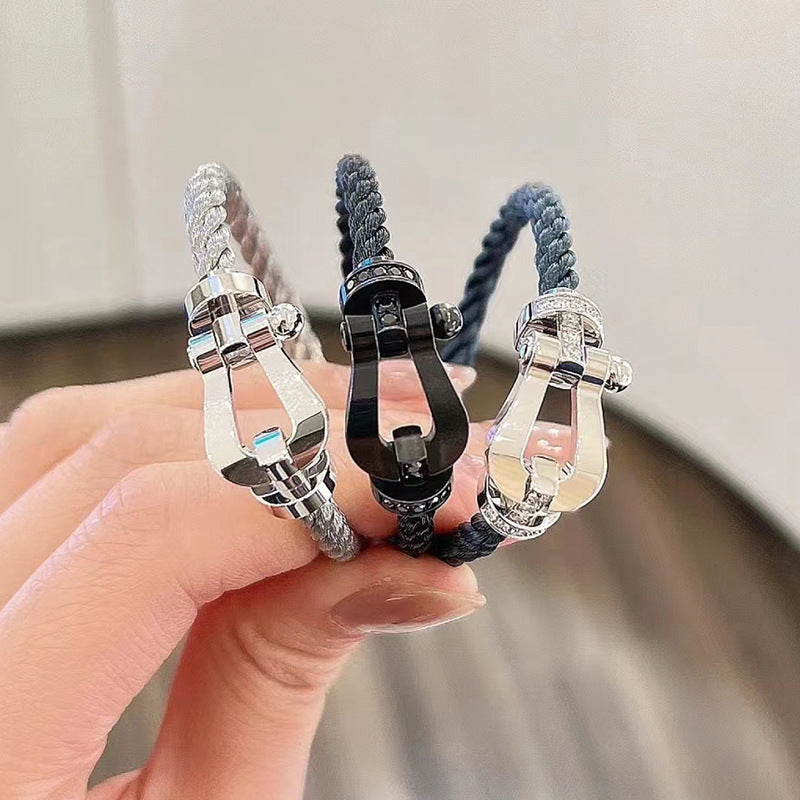 [Kincade Jewelery]FORCE LARGE HORSESHOE NO DIAMOND BRACELET ROSE GOLD