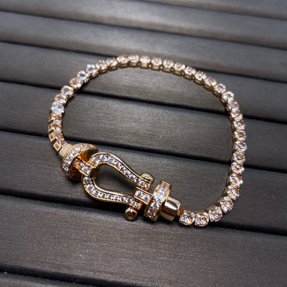 [Kincade Jewelery]FORCE  HORSESHOE  DIAMOND TENNIS BRACELET