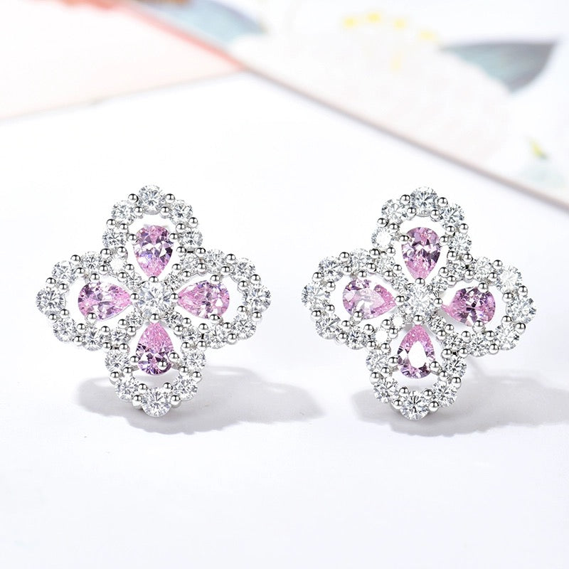 [Kincade Jewelery]LOOP EARRINGS FULL MOTIF DIAMOND 16MM