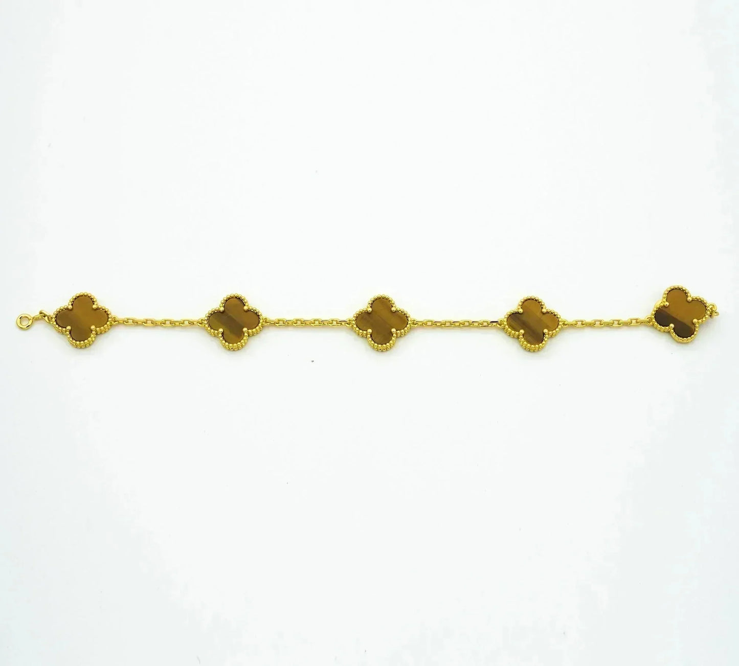 [Kincade Jewelery]Kincade  5 MOTIFS TIGER EYE BRACELET