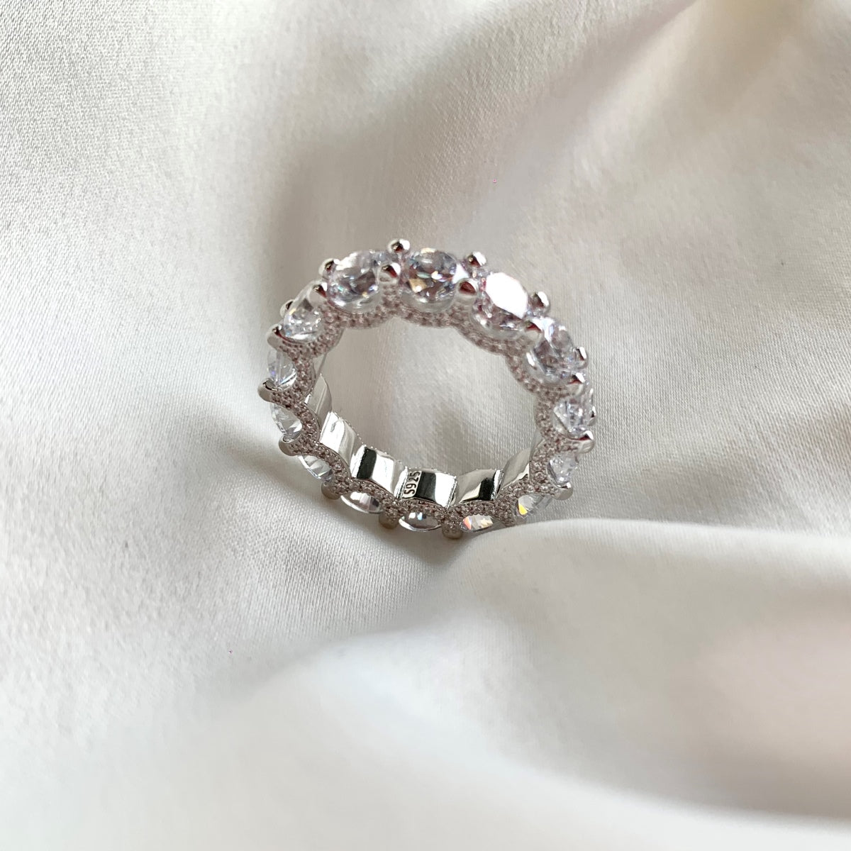 [Kincade Jewelrys]Gorgeous Round Cut Tennis Ring