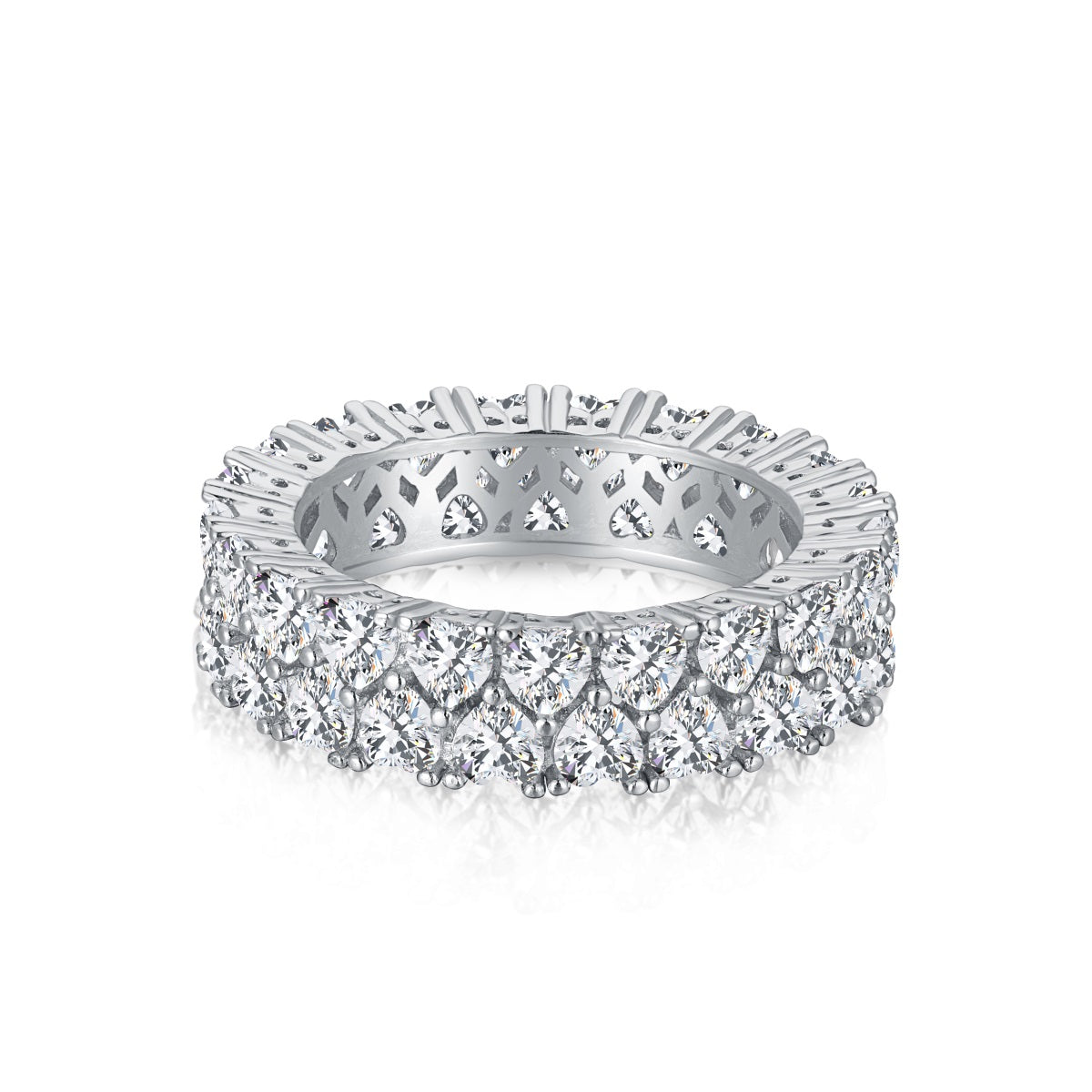 [Kincade Jewelrys]Sparkling Full Heart Ring