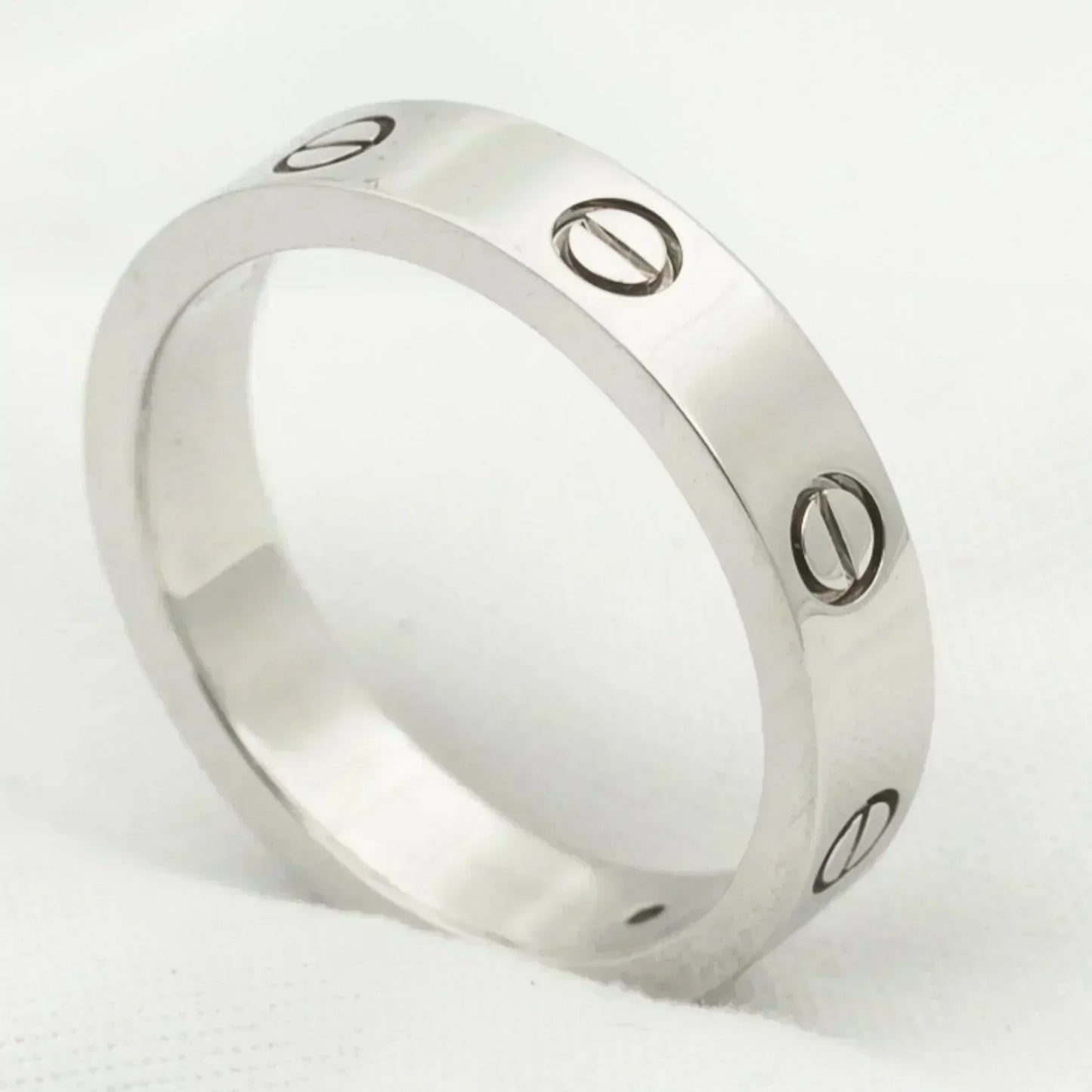 [Kincade Jewelery]LOVE RING 4MM 1 DIAMOND SILVER