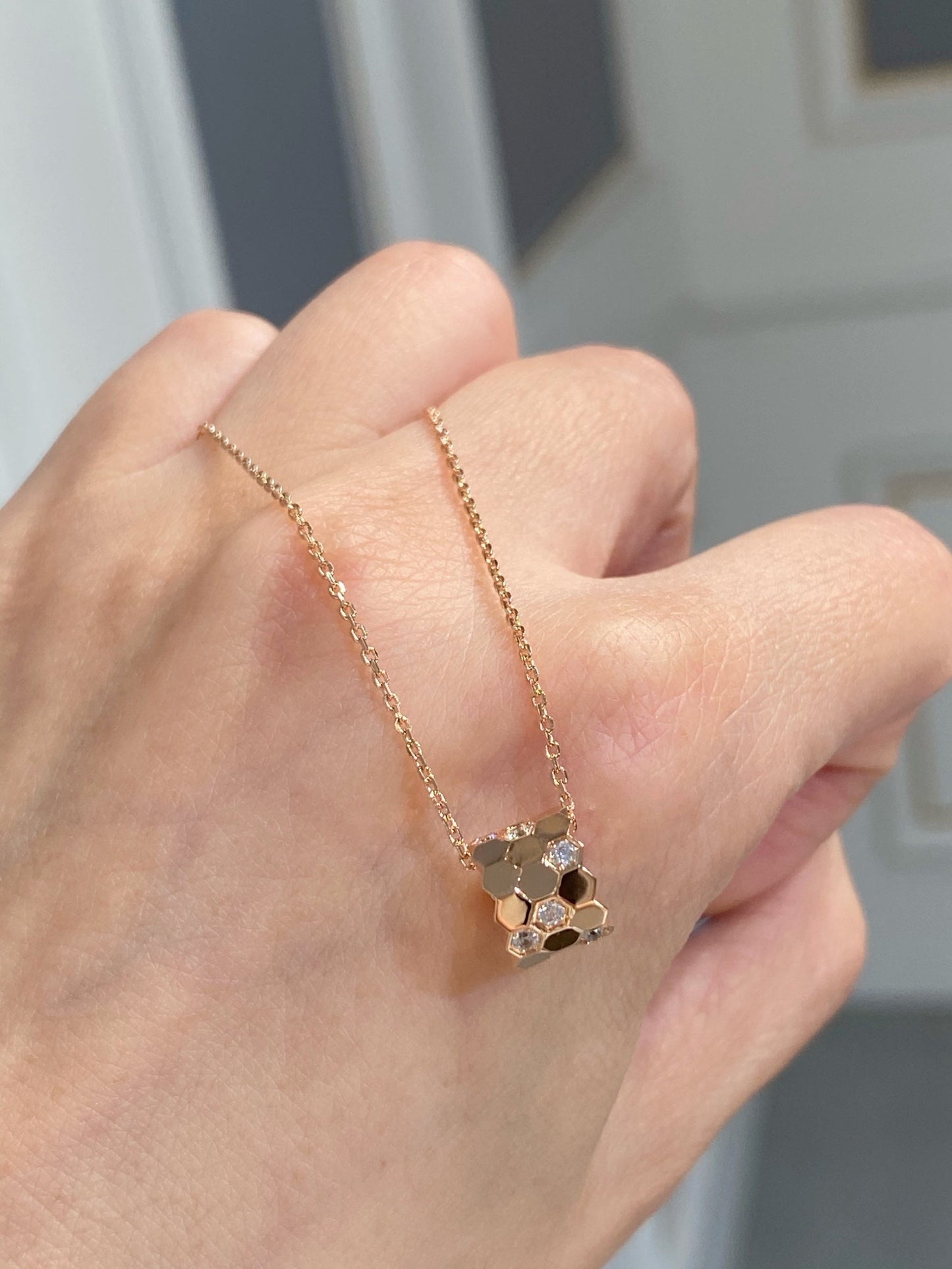 [Kincade Jewelery]BEE LOVE DIAMOND NECKLACE