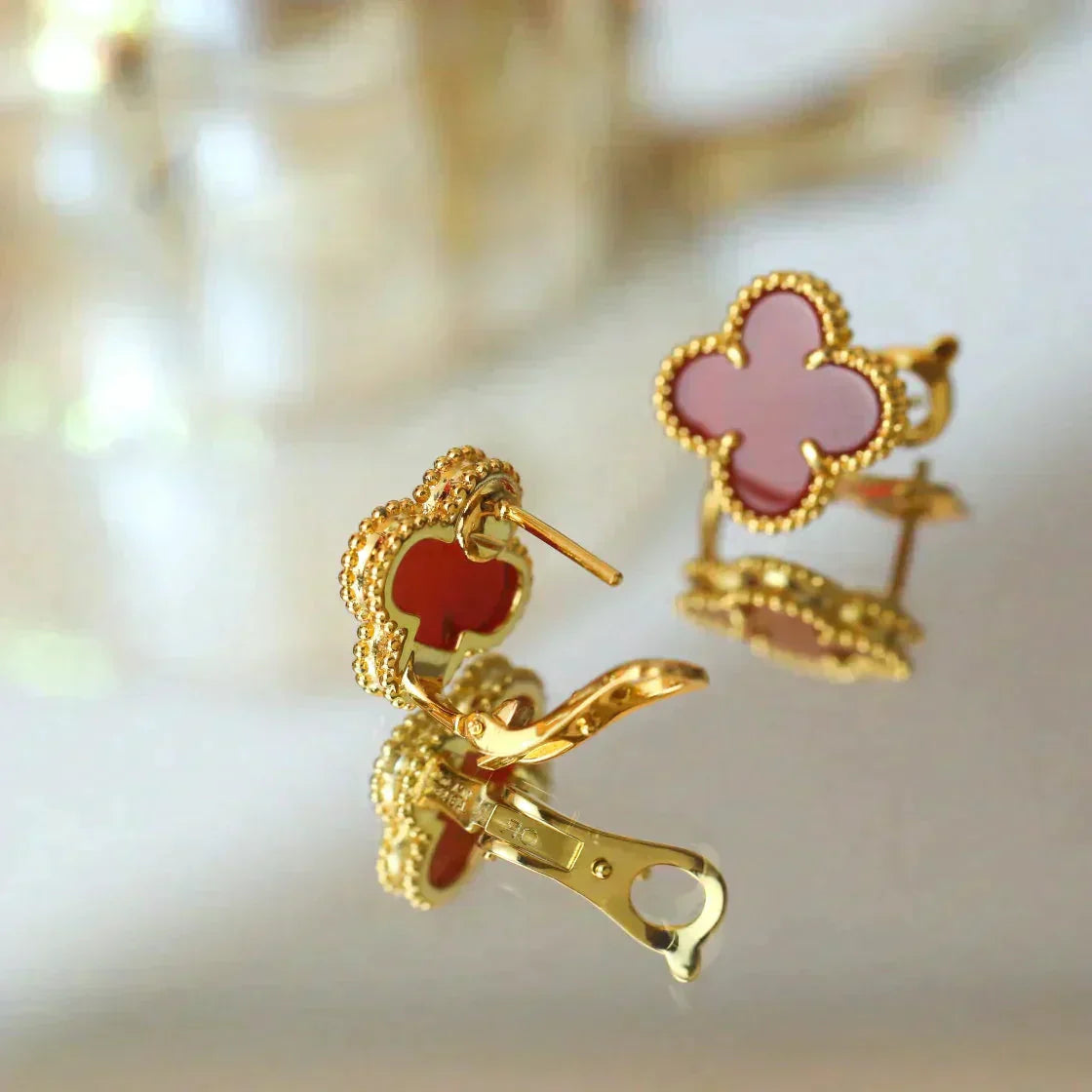 [Kincade Jewelery]Kincade MEDIUM 1 MOTIFS CARNELIAN  EARRINGS