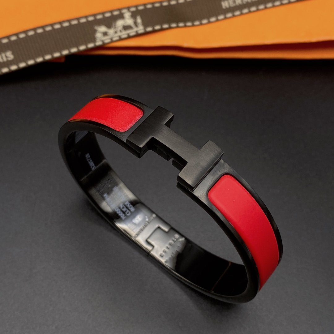 [Kincade Jewelery]CLIC HM SO BLACK RED BRACELET