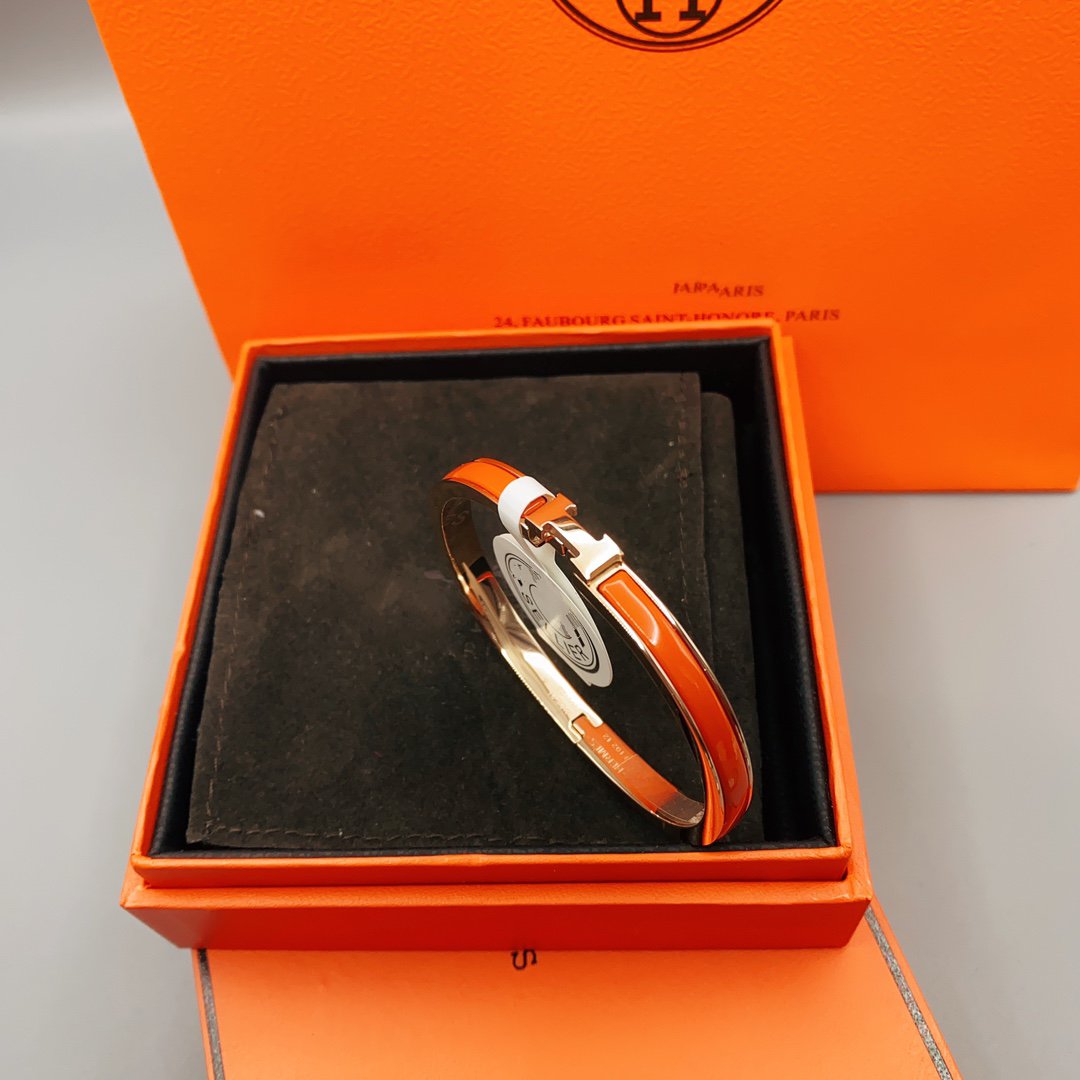 [Kincade Jewelery]CLASSIC HM CLIC RED 8MM ENAMEL BRACELET